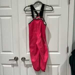 Reima pink rain bibs